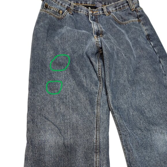 2 Pair Men's Fleece Lined Jeans - Picture 7 of 8